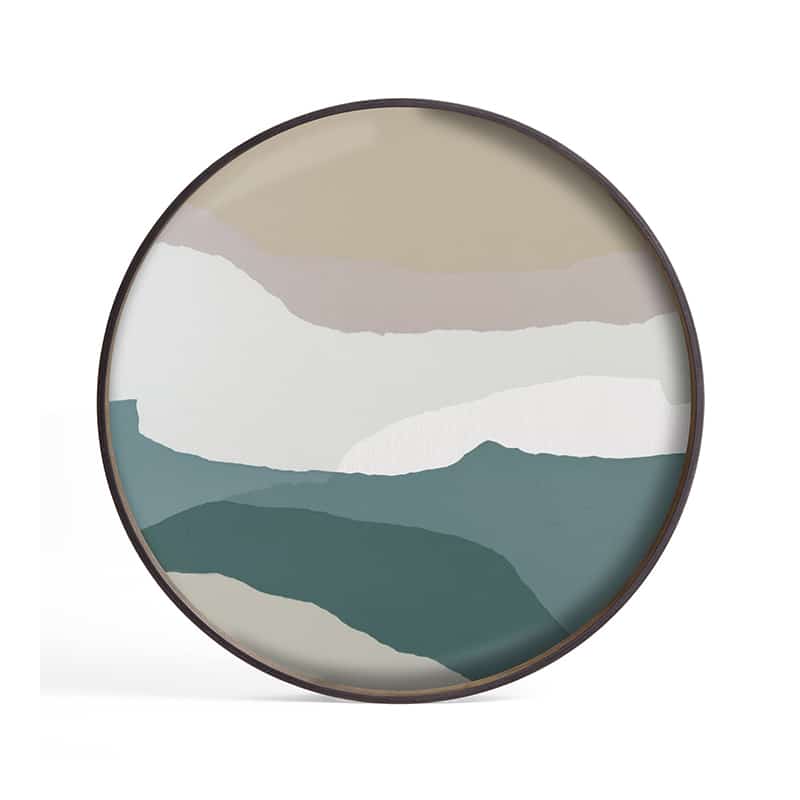 Ethnicraft Round Tray Large by Dawn Sweitzer Olson and Baker - Designer & Contemporary Sofas, Furniture - Olson and Baker showcases original designs from authentic, designer brands. Buy contemporary furniture, lighting, storage, sofas & chairs at Olson + Baker.