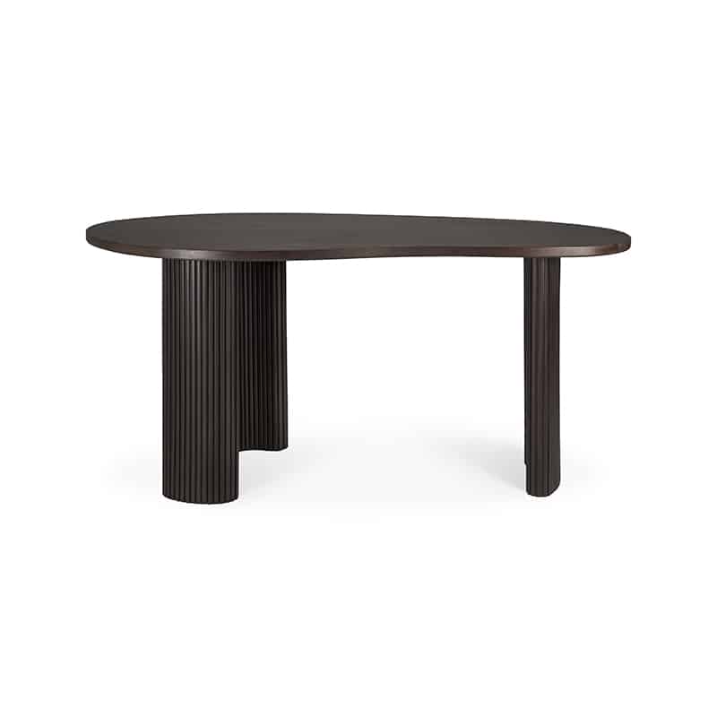Ethnicraft Boomerang Desk by Jacques Deneef Olson and Baker - Designer & Contemporary Sofas, Furniture - Olson and Baker showcases original designs from authentic, designer brands. Buy contemporary furniture, lighting, storage, sofas & chairs at Olson + Baker.