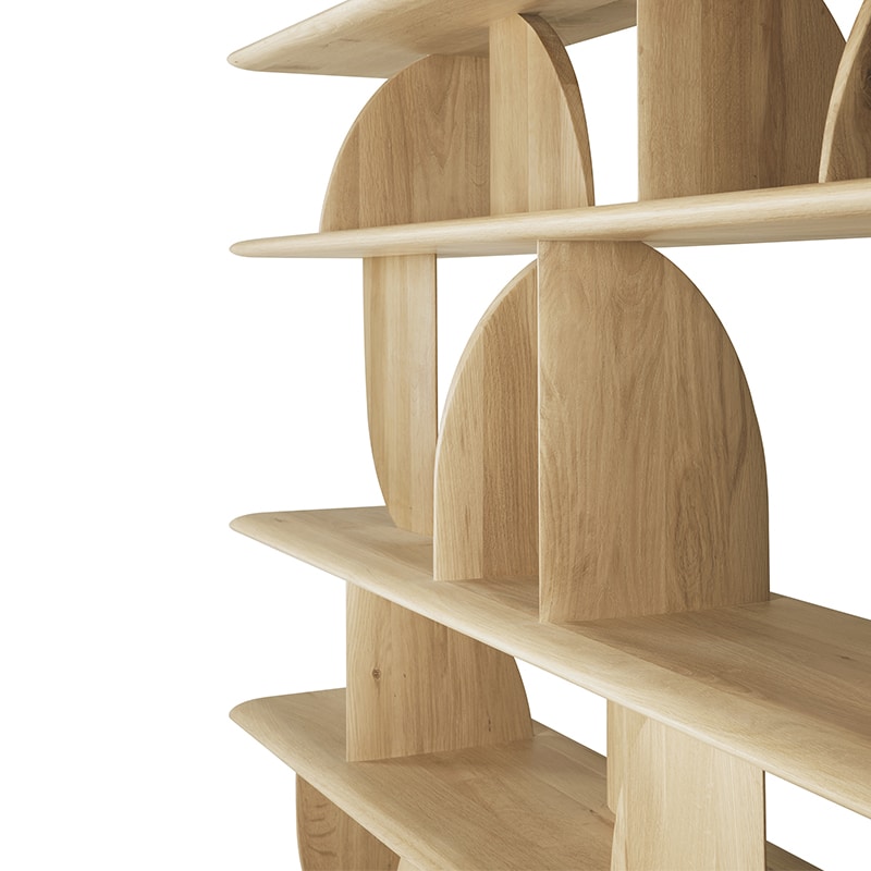 Greek Shape Rack Ethnicraft Geometric Rack Bookshelf | Olson & Baker