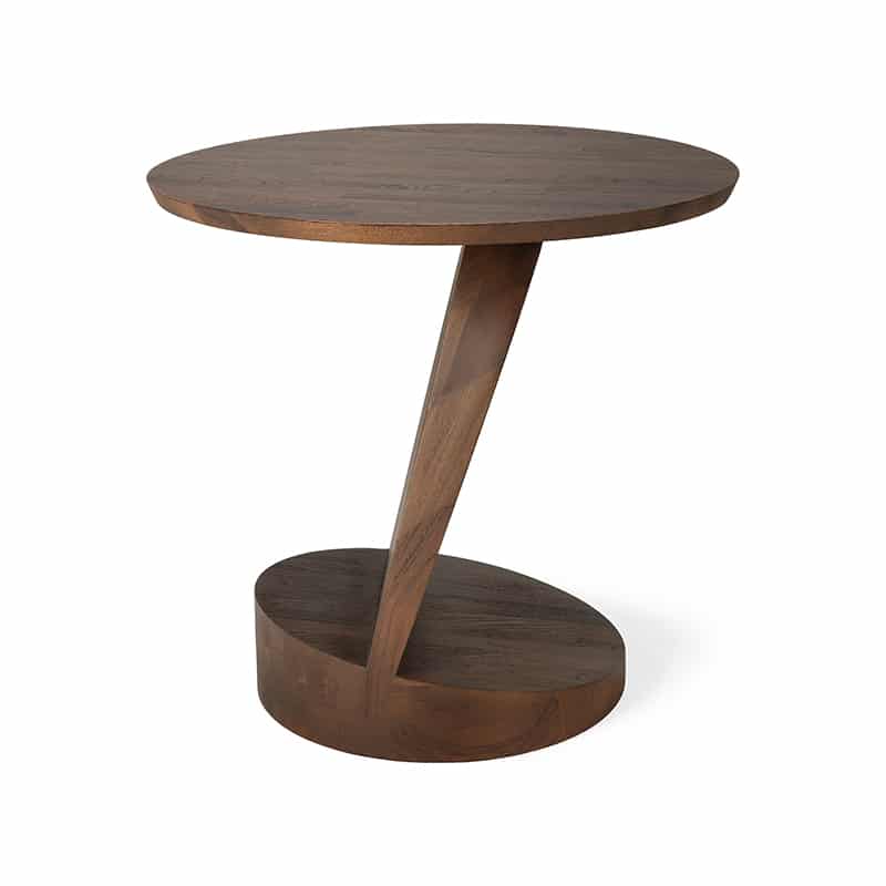 Ethnicraft Oblic Side Table by Alain van Havre Olson and Baker - Designer & Contemporary Sofas, Furniture - Olson and Baker showcases original designs from authentic, designer brands. Buy contemporary furniture, lighting, storage, sofas & chairs at Olson + Baker.