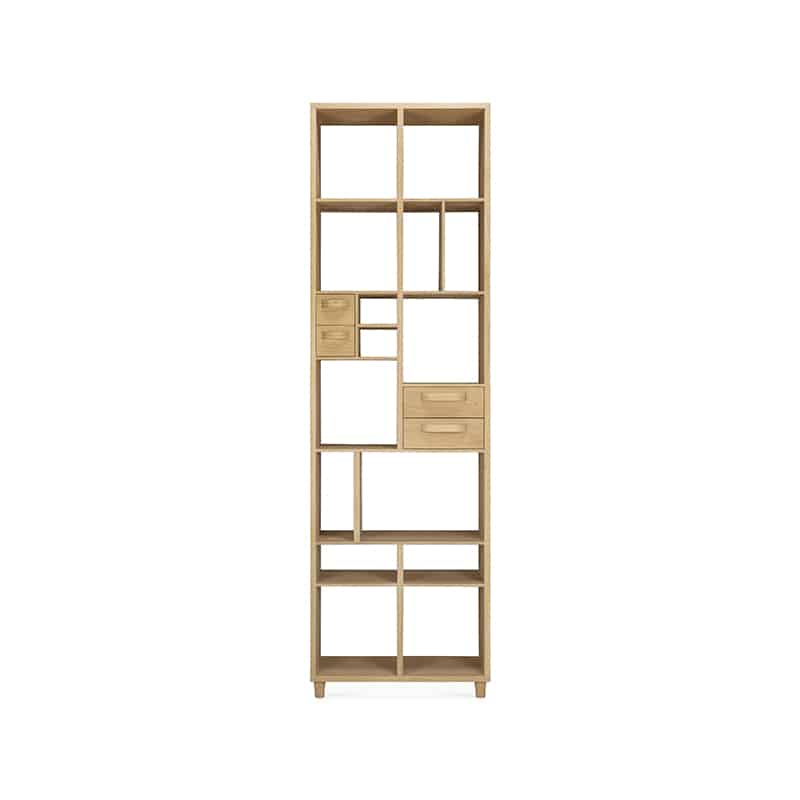 Ethnicraft Pirouette Rack Bookshelf by Fleur Meusnier Olson and Baker - Designer & Contemporary Sofas, Furniture - Olson and Baker showcases original designs from authentic, designer brands. Buy contemporary furniture, lighting, storage, sofas & chairs at Olson + Baker.