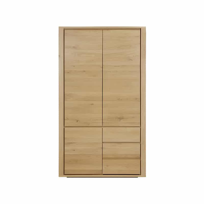 Ethnicraft Shadow Wardrobe by Alain van Havre Olson and Baker - Designer & Contemporary Sofas, Furniture - Olson and Baker showcases original designs from authentic, designer brands. Buy contemporary furniture, lighting, storage, sofas & chairs at Olson + Baker.