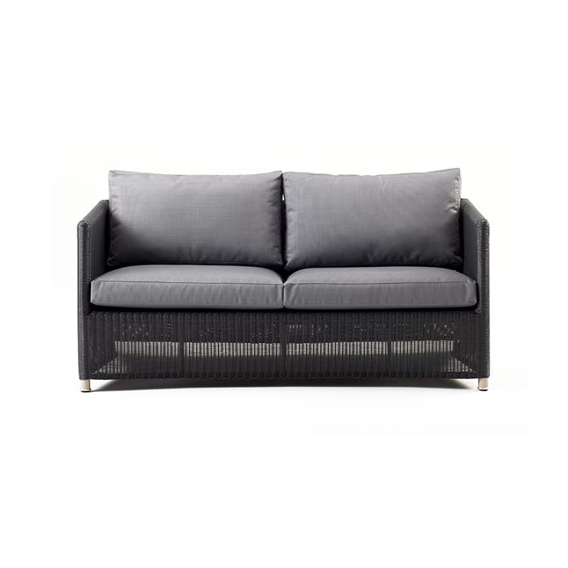 Cane-line Diamond Sofa Two Seater by Foersom and Hiort-Lorenzen Olson and Baker - Designer & Contemporary Sofas, Furniture - Olson and Baker showcases original designs from authentic, designer brands. Buy contemporary furniture, lighting, storage, sofas & chairs at Olson + Baker.