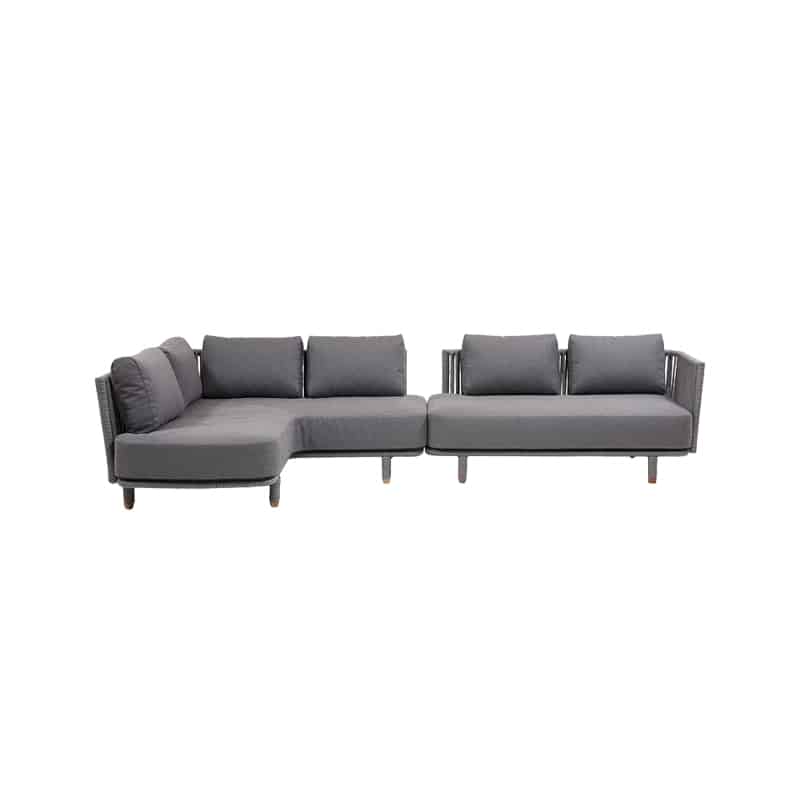 Cane-line Moments Sofa Modular by Foersom and Hiort-Lorenzen Olson and Baker - Designer & Contemporary Sofas, Furniture - Olson and Baker showcases original designs from authentic, designer brands. Buy contemporary furniture, lighting, storage, sofas & chairs at Olson + Baker.