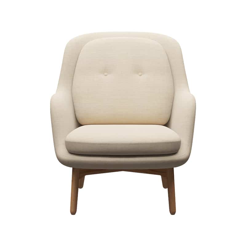 Fritz Hansen Fri Lounge Chair by Jaime Hayon Olson and Baker - Designer & Contemporary Sofas, Furniture - Olson and Baker showcases original designs from authentic, designer brands. Buy contemporary furniture, lighting, storage, sofas & chairs at Olson + Baker.