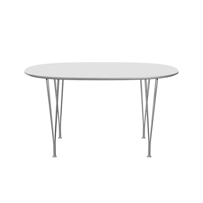 Fritz Hansen Superellipse Table by Piet Hein, Bruno Mathsson and Arne Jacobsen Olson and Baker - Designer & Contemporary Sofas, Furniture - Olson and Baker showcases original designs from authentic, designer brands. Buy contemporary furniture, lighting, storage, sofas & chairs at Olson + Baker.