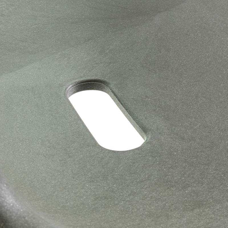 Magis Re Air Chair with Arms 1814 C Grey Recycled Plastic Detail Image 01