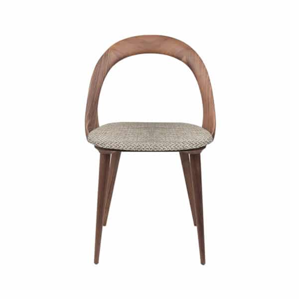 Porada Ester Chair - Canaletta Walnut - Rabat L1454/02 - Ex Display by Stefano Bigi Olson and Baker - Designer & Contemporary Sofas, Furniture - Olson and Baker showcases original designs from authentic, designer brands. Buy contemporary furniture, lighting, storage, sofas & chairs at Olson + Baker.