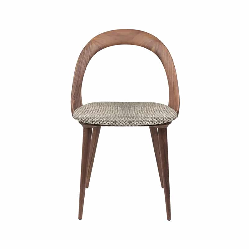 Porada Ester Chair - Canaletta Walnut - Rabat L1454/02 - Ex Display by Stefano Bigi Olson and Baker - Designer & Contemporary Sofas, Furniture - Olson and Baker showcases original designs from authentic, designer brands. Buy contemporary furniture, lighting, storage, sofas & chairs at Olson + Baker.