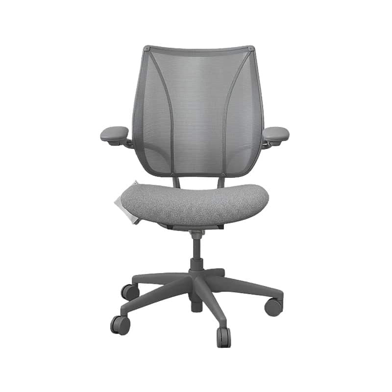 Humanscale Liberty Task with Silver frame - Silver Trim - Autumn 131 by Niels Diffrient Olson and Baker - Designer & Contemporary Sofas, Furniture - Olson and Baker showcases original designs from authentic, designer brands. Buy contemporary furniture, lighting, storage, sofas & chairs at Olson + Baker.