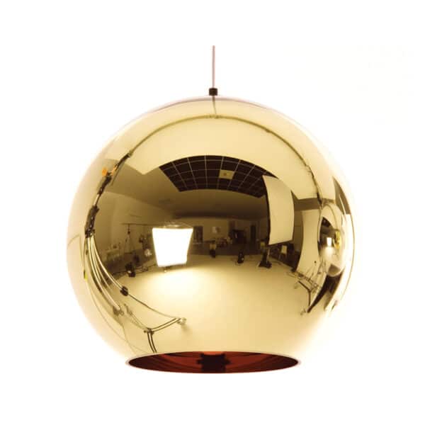 Tom Dixon Bronze Copper Shade Pendant Light - 45cm by Tom Dixon Olson and Baker - Designer & Contemporary Sofas, Furniture - Olson and Baker showcases original designs from authentic, designer brands. Buy contemporary furniture, lighting, storage, sofas & chairs at Olson + Baker.