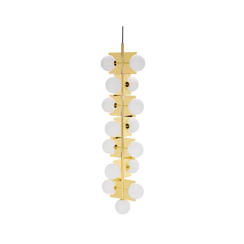 Tom Dixon Plane Drop Chandelier by Tom Dixon Olson and Baker - Designer & Contemporary Sofas, Furniture - Olson and Baker showcases original designs from authentic, designer brands. Buy contemporary furniture, lighting, storage, sofas & chairs at Olson + Baker.
