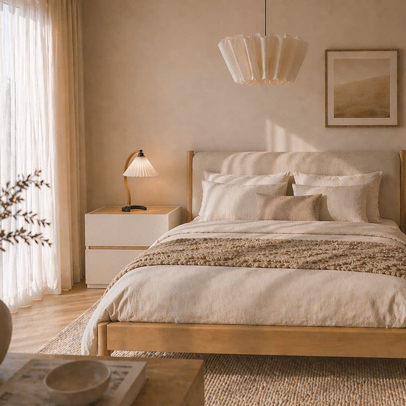 Olson-and-Baker-Crick-Bedside-Table-Frassino-Tinto-Rovere-Naturale-with-Avena-Lifestyle-Image-01