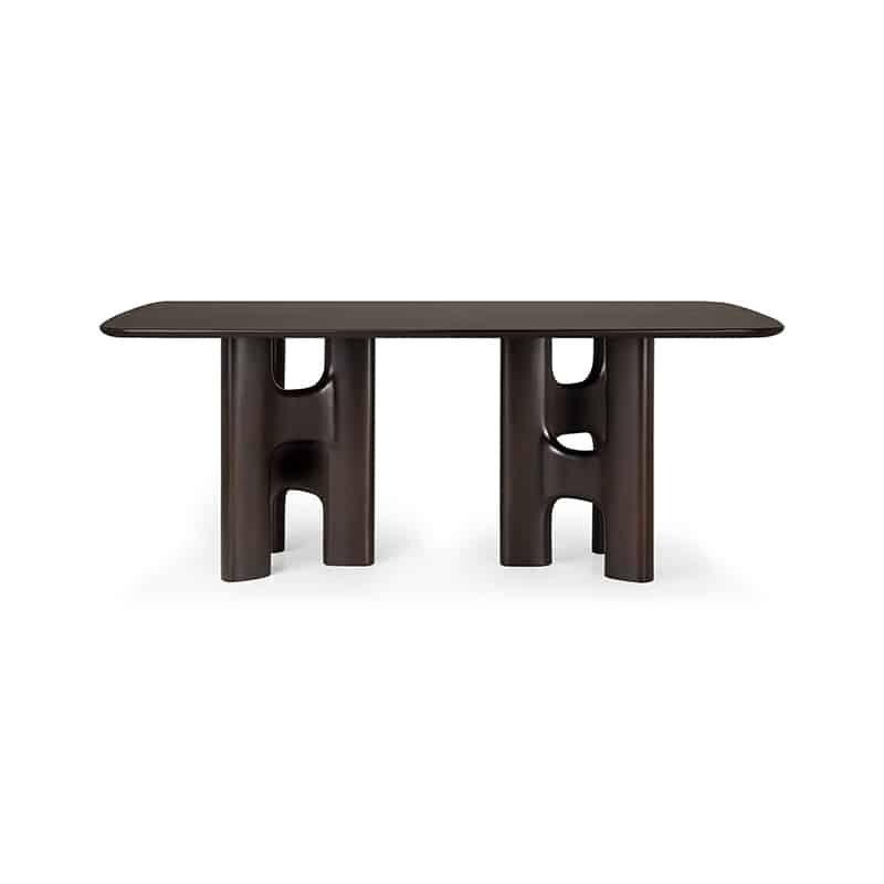 Ethnicraft Flow Dining Table by Alain van Havre Olson and Baker - Designer & Contemporary Sofas, Furniture - Olson and Baker showcases original designs from authentic, designer brands. Buy contemporary furniture, lighting, storage, sofas & chairs at Olson + Baker.