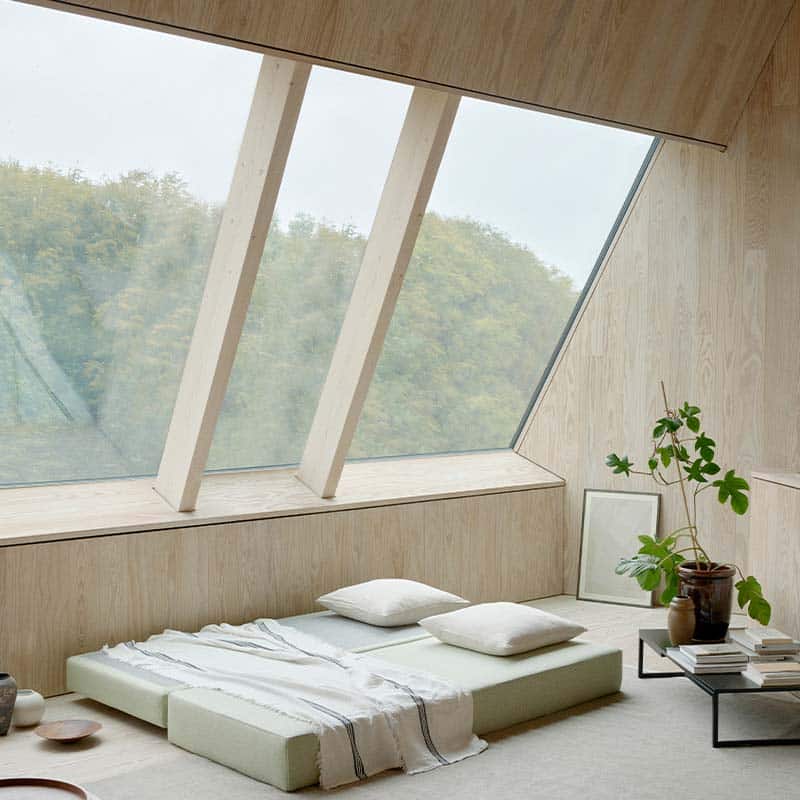 Softline Lubi Daybed Sofa Bed Lifestyle Image 03 Olson and Baker - Designer & Contemporary Sofas, Furniture - Olson and Baker showcases original designs from authentic, designer brands. Buy contemporary furniture, lighting, storage, sofas & chairs at Olson + Baker.
