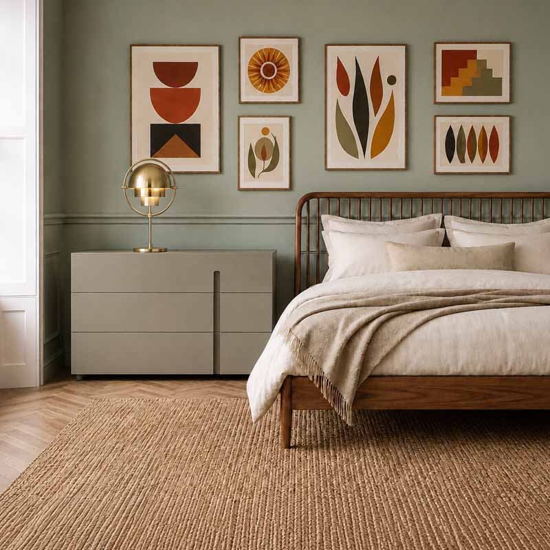 Olson and Baker Burnell RH Argilla Matt Lacquered MDF Chest of Three Drawers Detail Image 01 Olson and Baker - Designer & Contemporary Sofas, Furniture - Olson and Baker showcases original designs from authentic, designer brands. Buy contemporary furniture, lighting, storage, sofas & chairs at Olson + Baker.