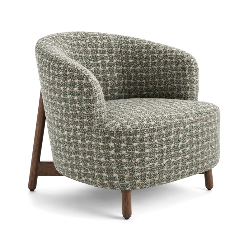 Copine Lounge Chair 062 Tammy P Natural Canaletta Walnut Pack Shot 01 Olson and Baker - Designer & Contemporary Sofas, Furniture - Olson and Baker showcases original designs from authentic, designer brands. Buy contemporary furniture, lighting, storage, sofas & chairs at Olson + Baker.