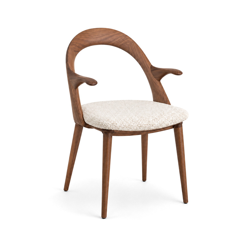 Porada Ester Chair with Arms by Stefano Bigi Olson and Baker - Designer & Contemporary Sofas, Furniture - Olson and Baker showcases original designs from authentic, designer brands. Buy contemporary furniture, lighting, storage, sofas & chairs at Olson + Baker.